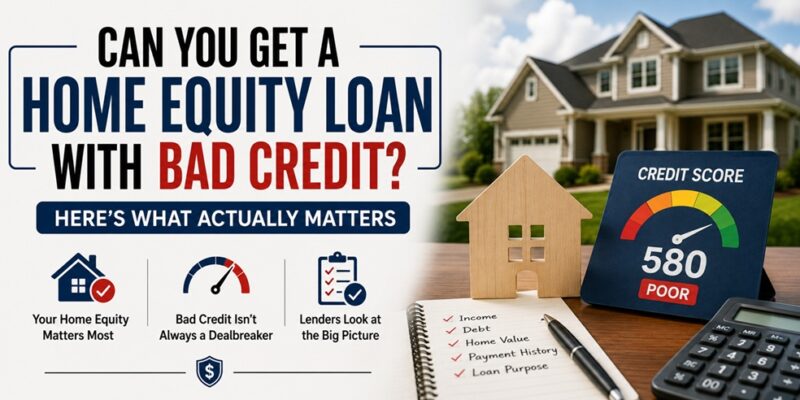 home equity loan with bad credit