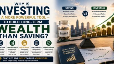 why is investing a more powerful tool to build long-term wealth than saving