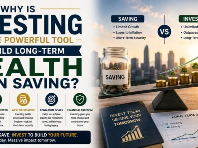 why is investing a more powerful tool to build long-term wealth than saving